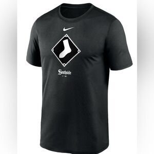 Nike Chicago White Sox T-Shirt Men's Size L Dri Fit Black City Connect 2025 NEW